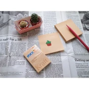 Thumbnail 2 of Stick'n Самозалепващи се листчета Kraft, 76 x 76 mm, кафяви, 100 листа