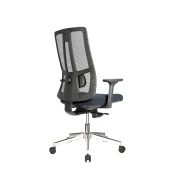 Thumbnail 6 of Ергономичен стол RFG Artur W, дамаска и меш, до 150 kg, тъмносива седалка, черна облегалка