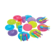 Thumbnail 1 of Nowa Szkola Сервиз за хранене, детски, в пастелни цветове, 28 части