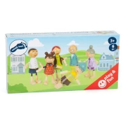 Thumbnail 2 of Small Foot Кукли Семейство, дървени, 6 броя