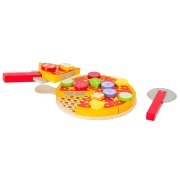 Thumbnail 3 of Small Foot Комплект Пица за рязане, дървен, 21 части