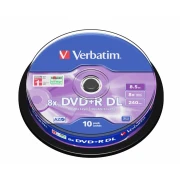 Thumbnail 2 of DVD+R Verbatim, 8, 5 GB, 8x, Double Layer, 10 броя в шпиндел
