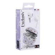 Thumbnail 4 of Слушалки TNB Exclusive Flower, безжични, с Bluetooth, със зареждащ кейс, USB Type-C, 102 dB