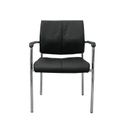 Thumbnail 2 of Посетителски стол RFG Flash M, екокожа, метална основа, до 120 kg, черен