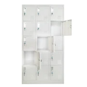 Thumbnail 2 of Гардероб RFG, метален, с петнадесет отделения, 185 x 90 x 40 cm, сив