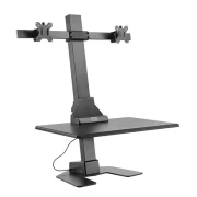 Thumbnail 4 of Стойка за 2 монитора Lumi DWS10-T02, 13'' - 32'', максимално тегло 8 kg, черна