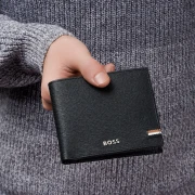 Thumbnail 6 of Hugo Boss Портфейл Iconic, с монетник, черен