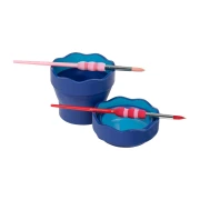 Thumbnail 2 of Faber-Castell Чаша за рисуване Clic&Go, сгъваема, синя