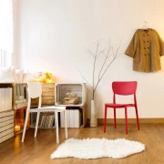 Thumbnail 2 of Градински стол RFG Moon, пластмасов, до 120 kg, червен