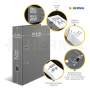 Thumbnail 3 of Herma Класьор Football, картонен, 7 cm