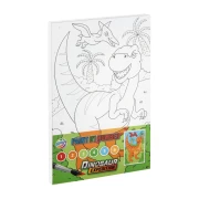 Thumbnail 2 of Moxy Платно за оцветяване по номера Динозавър, зелено
