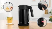 Thumbnail 11 of Електрическа кана за вода Bosch TWK7L463, 1.7 L, 2400 W, черна