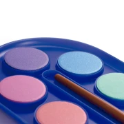 Thumbnail 2 of Milan Акварелни бои, 30 mm, 12 цвята, с включена четка