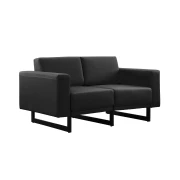 Thumbnail 5 of Диван RFG Toledo, двуместен, екокожа, метална основа, черен