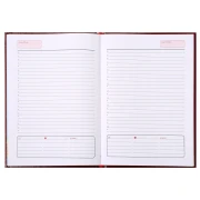 Thumbnail 4 of Календар-бележник Виктория, без дати, A5, твърда подвързия, бордо