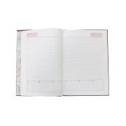 Thumbnail 5 of Календар-бележник, без дати, екокожа, 96 листа, A5, бордо