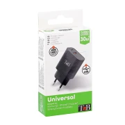 Thumbnail 3 of Зарядно устройство TNB, USB-C, 100 - 240 V, черно, USB Type-C, USB Type-A