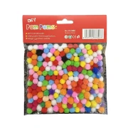 Thumbnail 2 of Foska Помпони за декорация, цветни, 200 броя