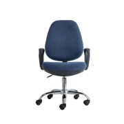 Thumbnail 2 of Ергономичен стол RFG Presto Chrome, текстил, до 130 kg, син