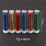 Thumbnail 2 of Foska Комплект брокати, 6 цвята