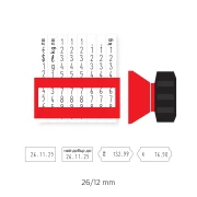 Thumbnail 2 of Blitz Маркиращи клещи C8, едноредови, 8 символа