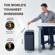 Thumbnail 9 of Шредер за унищожаване на документи Fellowes LX221, Micro-Cut, 30 L, черен, P-5, време за работа 25 мин