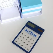 Thumbnail 3 of More Than Gifts Калкулатор Clearal, 8-разряден, синьо-бял