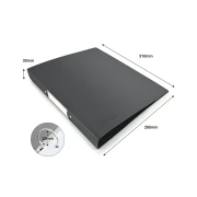 Thumbnail 2 of Rapesco Папка Germ-Savvy, А4, PP, с 2 ринга, 35 mm, черна