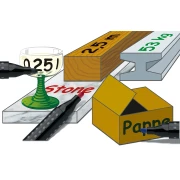 Thumbnail 4 of Faber-Castell Перманентен маркер Grip, със скосен връх, черен