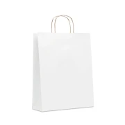 Thumbnail 2 of More Than Gifts Хартиена торбичка Paper Tone, размер L, 32 х 12 х 40 cm, бяла