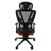 Thumbnail 4 of Геймърски стол RFG Strike, дамаска и меш, Multi-function механизъм, метална основа, до 130 kg, черно-червен