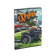 Thumbnail 29 of Тетрадка, A5, широки редове, офсетова хартия, мека корица, 40 листа, дизайни за момче