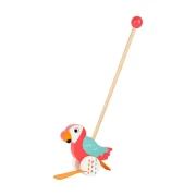 Thumbnail 3 of Small Foot Играчка за бутане Папагал, дървена, 47 х 6 х 18 cm