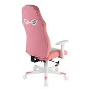 Thumbnail 6 of Геймърски стол RFG Amaze, екокожа, полиамидна основа, до 130 kg, розово-бял