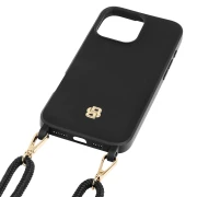 Thumbnail 4 of Hugo Boss Калъф за телефон, за iPhone 16 Pro Max, с връзка, черно-златист