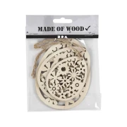 Thumbnail 2 of Creativ Company Орнаменти с великденски мотиви, дървени, 3 броя