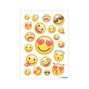 Thumbnail 2 of Herma Самозалепващи се етикети Емотикони Magic, жълти, 3 листа