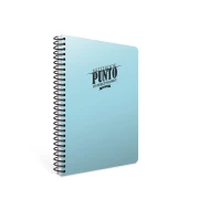 Thumbnail 4 of Gipta Тетрадка Punto, А5, бяла хартия, широки редове, PP корица, със спирала, 60 листа