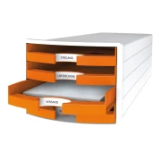 Thumbnail 4 of HAN Бокс за документи Impuls Trend, с 4 чекмеджета, оранжев
