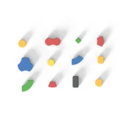 Thumbnail 3 of Табуретка RFG Arrow, шестоъгълна, екокожа, 53 х 59 х 43 cm, цвят графит