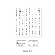 Thumbnail 2 of Blitz Маркиращи клещи S16, двуредови, 16 символа