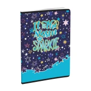 Thumbnail 2 of Тетрадка, A4, малки квадратчета 5 x 5 mm, офсетова хартия, 60 листа, дизайни за момиче