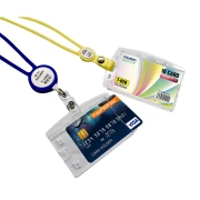 Thumbnail 3 of KEJEA Бадж ID, хоризонтален и вертикален, прозрачен, 90 х 55 mm