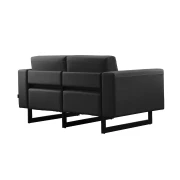Thumbnail 6 of Диван RFG Toledo, двуместен, екокожа, метална основа, черен