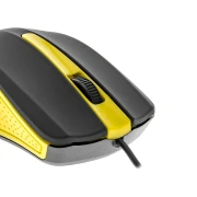 Thumbnail 4 of Мишка Yenkee 1015YW, оптична, USB, с кабел, 3 бутона, жълта