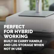 Thumbnail 2 of Поставка за монитор Fellowes Breyta, максимално тегло 15 kg, бяла