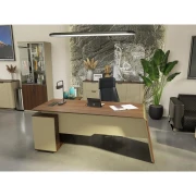 Thumbnail 3 of Ниска маса RFG Elmaz, 1200 х 600 х 450 mm, правоъгълен плот, ПДЧ 25 mm, австралийски дъб и сиво