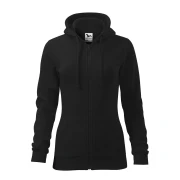 Thumbnail 4 of Malfini Дамски суитшърт Zipper 411, поларен, размер S, черен