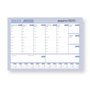 Thumbnail 2 of Настолен планер Basic, с персонализиран печат, A3, 53 листа, едностранен, едноцветен печат