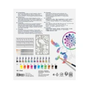 Thumbnail 3 of Faber-Castell Акварелни бои Creative Studio, 18 броя, с шаблон за рисуване